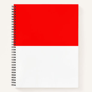 Indonesische Flagge (Indonesien) Notizbuch