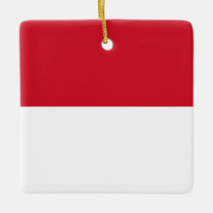 Indonesische Flagge Keramikornament