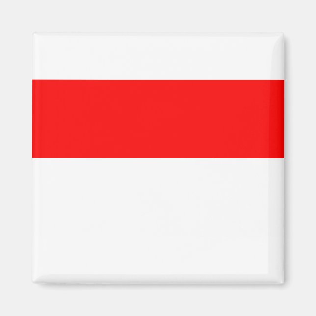 Indonesische Flagge Magnet (Vorne)