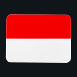 Indonesische Flagge Magnet<br><div class="desc">Patriotische Flagge Indonesiens.</div>