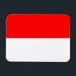 Indonesische Flagge Magnet<br><div class="desc">Patriotische Flagge Indonesiens.</div>