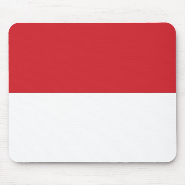 Indonesische Flagge Mousepad (Vorne)