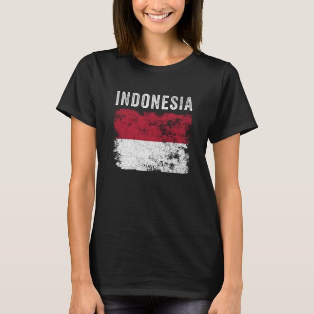 Indonesische Flagge Not Männer Frauen Kinder Indon T-Shirt (Vorderseite)