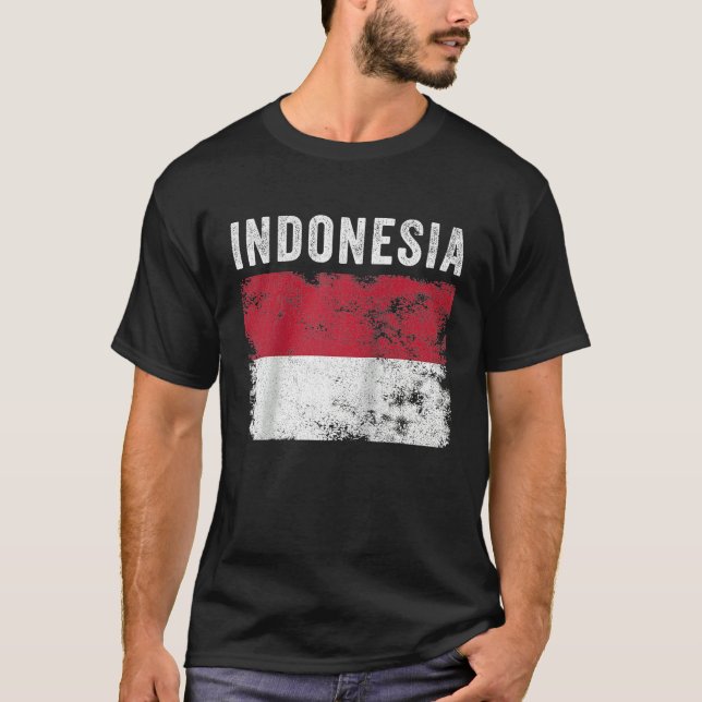 Indonesische Flagge Not Männer Frauen Kinder Indon T-Shirt (Vorderseite)