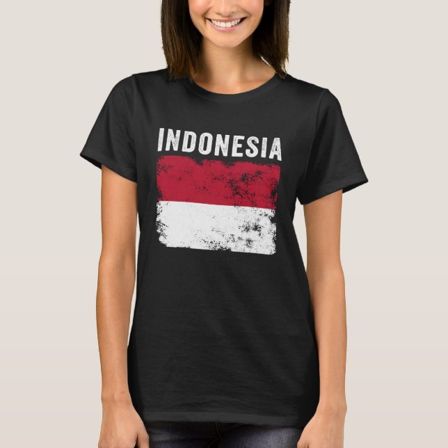 Indonesische Flagge Not Männer Frauen Kinder Indon T-Shirt (Vorderseite)