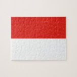 Indonesische Flagge Puzzle<br><div class="desc">Ein ideales Geschenk für alle,  die Patrioten ihres Landes sind!</div>