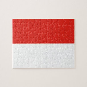 Indonesische Flagge Puzzle