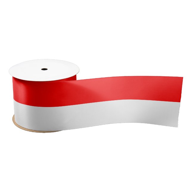 Indonesische Flagge Satinband (Spule)