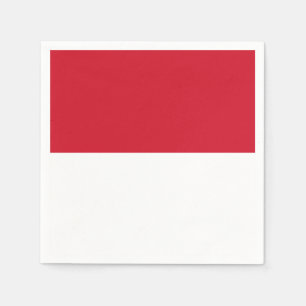 Indonesische Flagge Serviette