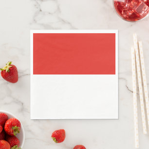 Indonesische Flagge Serviette