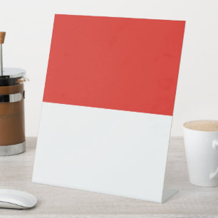Indonesische Flagge Sockelschild