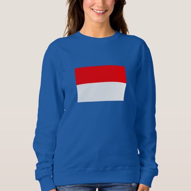 Indonesische Flagge Sweatshirt (Vorderseite)