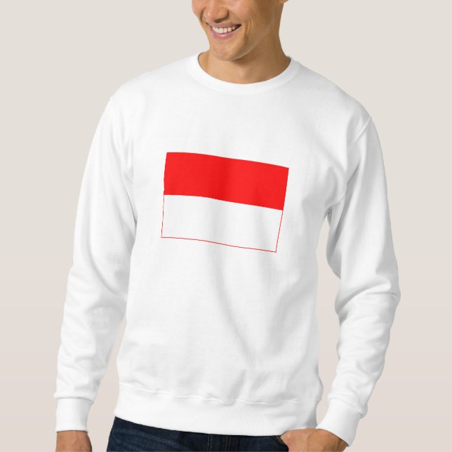 Indonesische Flagge Sweatshirt (Vorderseite)