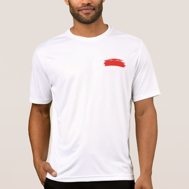 Indonesische Flagge T-Shirt (Vorderseite)