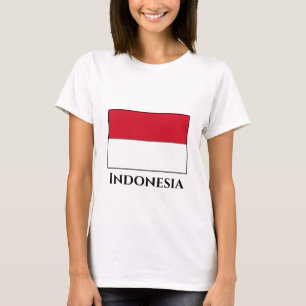 Indonesische Flagge T-Shirt