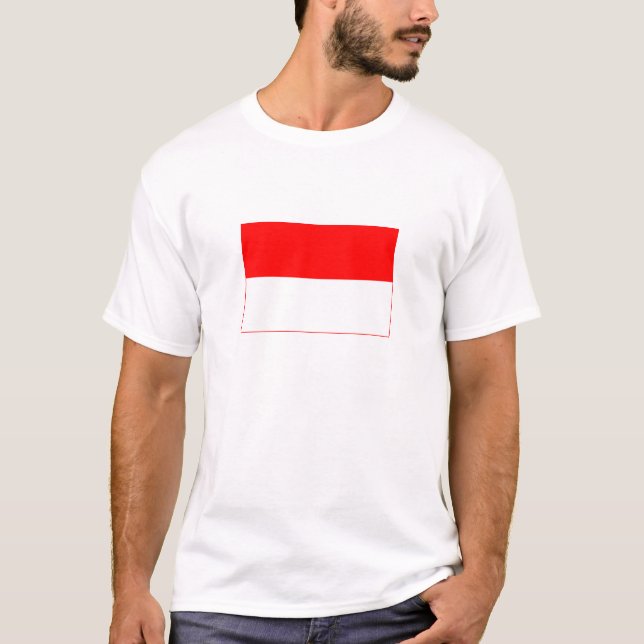 Indonesische Flagge T-Shirt (Vorderseite)
