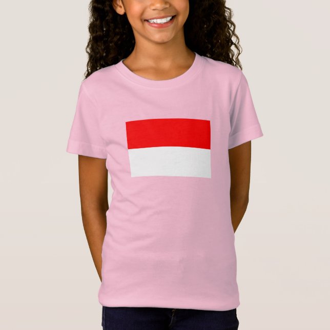 Indonesische Flagge T-Shirt (Vorderseite)