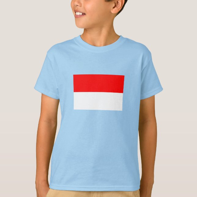 Indonesische Flagge T-Shirt (Vorderseite)
