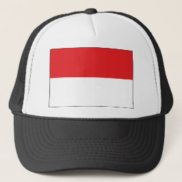Indonesische Flagge Truckerkappe