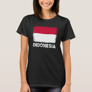 Indonesische Flagge Unterstützung indonesischer Be T-Shirt