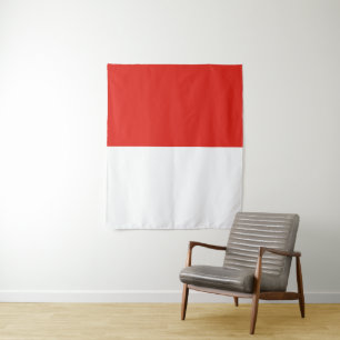 Indonesische Flagge Wandteppich