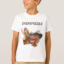 Indonesische Java Dance & süße Tier T - Shirt Kids