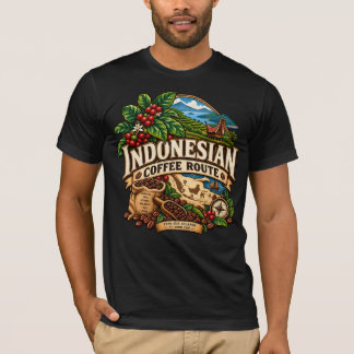 Indonesische Kaffeestraße T-Shirt