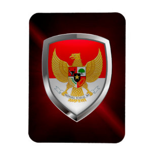 Indonesische Metallische Emblem Magnet