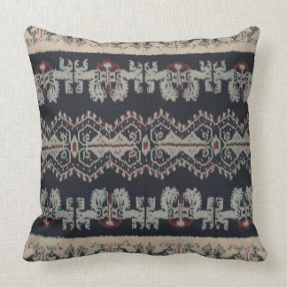 Indonesische Stammes- Ikat TextilWeavings Kissen