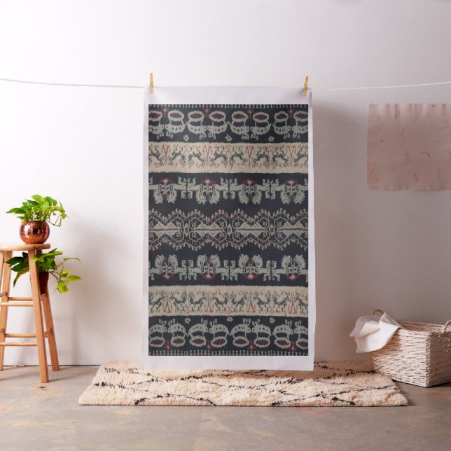 Indonesische Stammes- Ikat TextilWeavings Stoff (Beispiel)