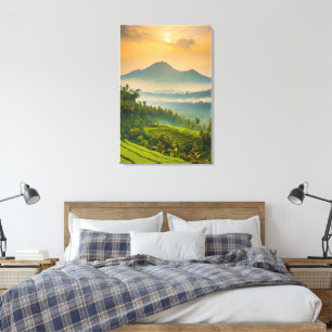 Indonesischer Sonnenuntergang Leinwanddruck