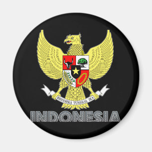 Indonesisches Emblem Magnet