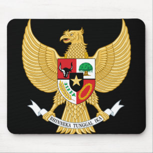indonesisches Emblem Mousepad