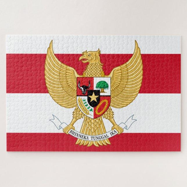 indonesisches Emblem Puzzle (Horizontal)