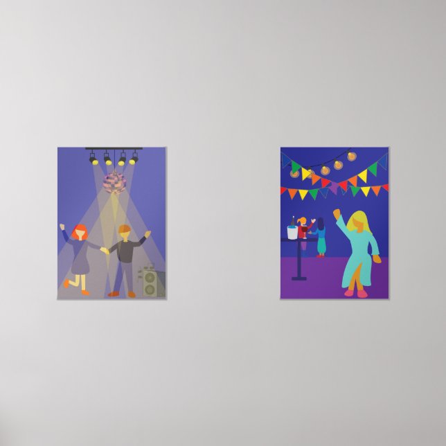 Indoor and Outdoor Party Bilderwand Sets (Vorderseite)