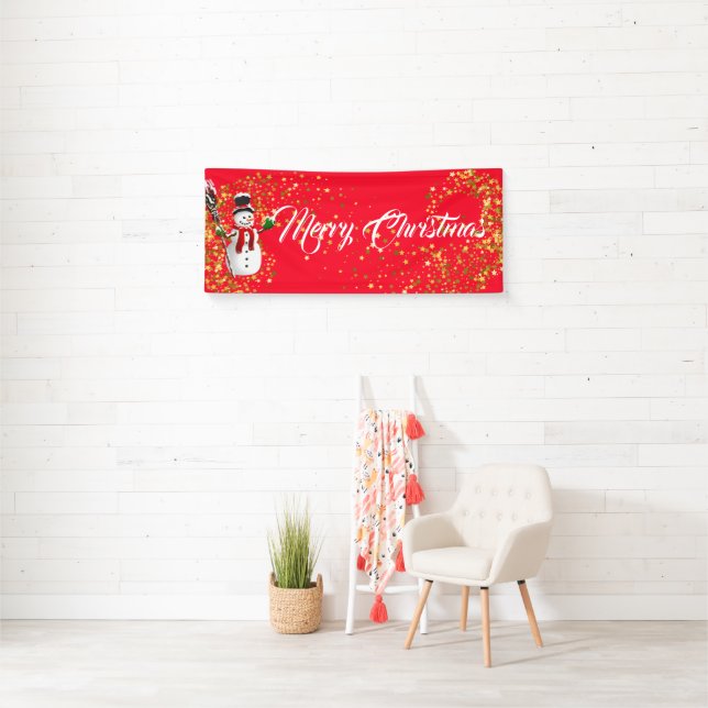 Indoor Banner frohe Weihnachten (Insitu)