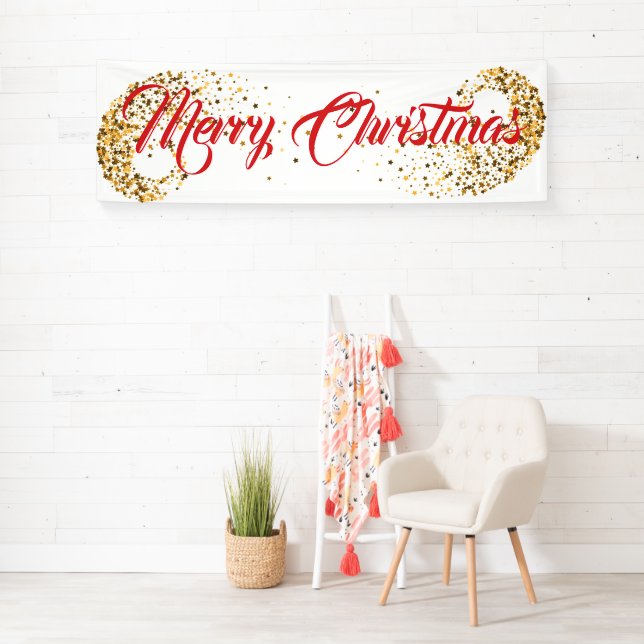 Indoor Banner frohe Weihnachten (Insitu)