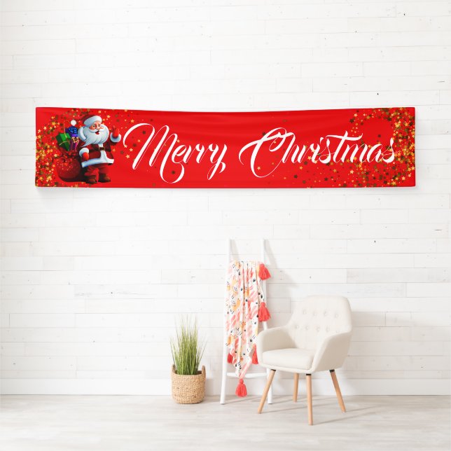 Indoor Banner frohe Weihnachten (Insitu)