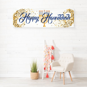 Indoor Banner-Happy Hanukkah Banner