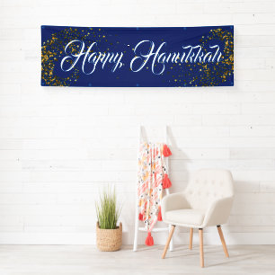 Indoor Banner-Happy Hanukkah Banner