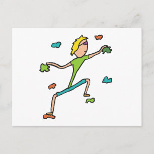 Indoor Climbing Postkarte