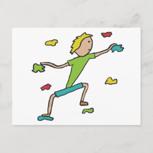 Indoor Climbing Postkarte