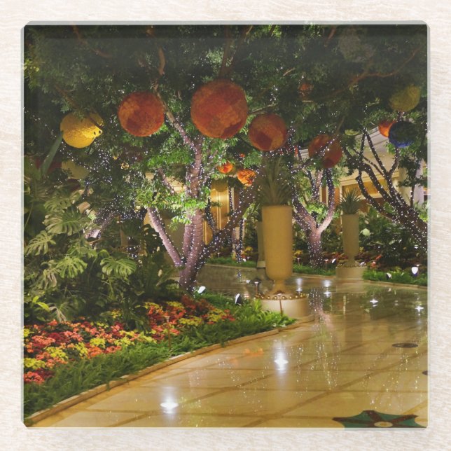 Indoor Garden Wynn Atrium Las Vegas #2 Glasuntersetzer (Vorderseite)