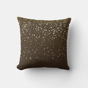 Indoor Kleine Goldene Sterne Quadratisches Kissen- Kissen