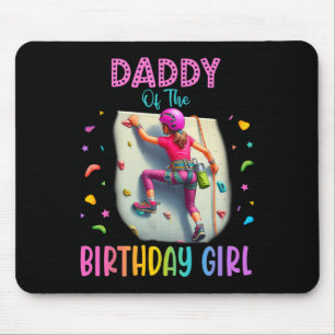Indoor-Klettern Geburtstagsfeier Mädchen Übereinst Mousepad