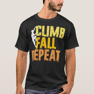Indoor-Kletterwand Klettern Fallen T-Shirt