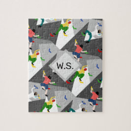 Indoor Rock Climbing Puzzle