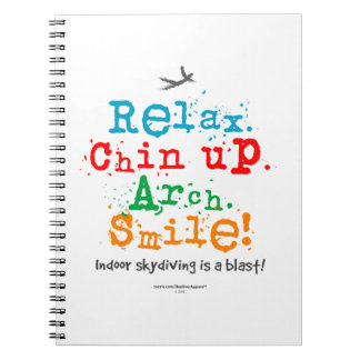 Indoor Skydiving ist ein Blast! Notizblock
