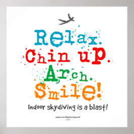 Indoor Skydiving ist ein Blast! Poster
