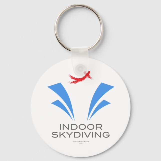 Indoor Skydiving Schlüsselanhänger (Vorderseite)
